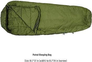 RECON R6 3 in 1 SOF Patrol sleeping bag system, 30 degrees above zero to 40 degrees below zero