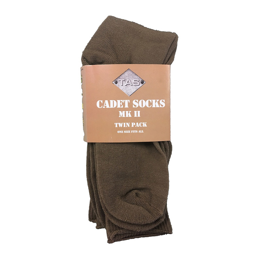 Army Tactical Boot Socks khaki Twin Value Pack