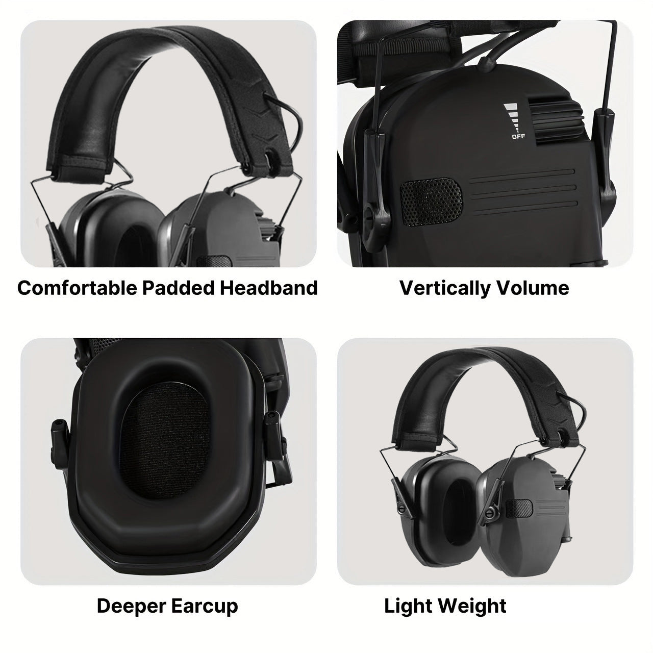 RECON GS2 H65B Electronic Noise Reduction Headset