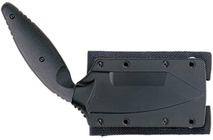 Ka-Bar TDI Law Enforcement Knife with Straight Edge, Black, Large
