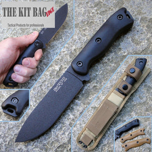 Ka-Bar Becker BK16 Short Drop Point 1095 Carbon Fixed Blade Field Survival Knife