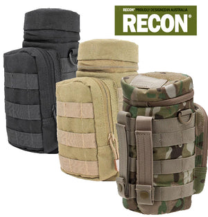 Recon Water Bottle Hydration Pouch MOLLE Tactical H2O Pouch