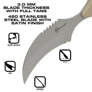 REAPR 11041 EDC Self Defence Tac Talon Survival Tool,Knife