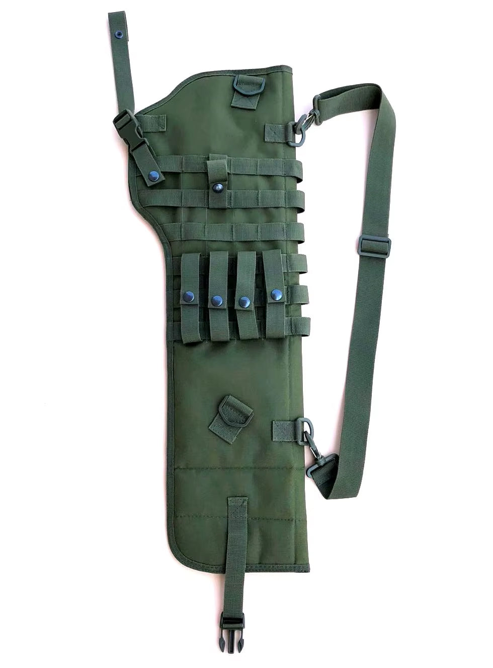 RECON GS2 Tactical MOLLE Back /Pack Mounted Rifle / Shotgun Scabbard Cover