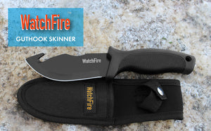 WatchFire Gut hook Skinning Knife,Black
