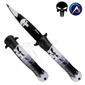 Albainox skull Folding Liner Lock knife. Blade: 9.7cm