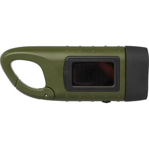 RECON GS2 ABS  Recycled Plastic LED Flashlight solar & Hand crank Powered