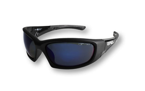 Shamir Polarised Tactical Bercy Matt Black Frame Blue Mirror Lens Set