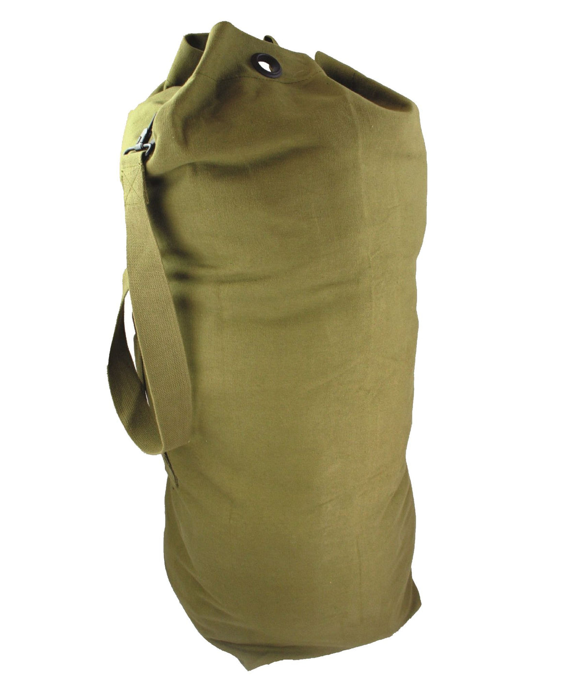 Military style canvas TOP LOAD XL duffle bag