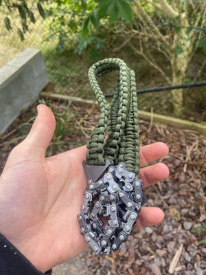 RECON GS2S Tactical Compact Para Cord Hand Chain Saw