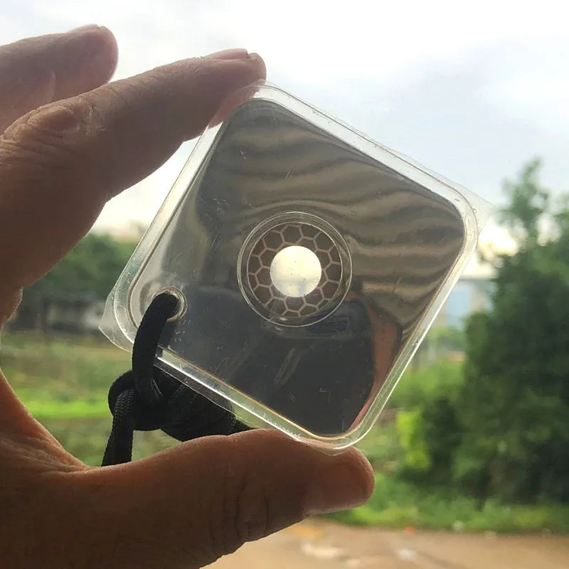 RECON GS2 Professional Survival Hex Retroreflector Signal Mirror