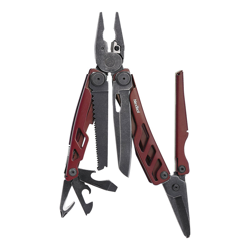 RECON GS2 NexTool Battleship Pro 16-in-1 Multitool – Premium Stainless Steel EDC Pliers Tool with Knife, Scissors & Survival Gear