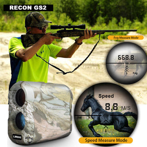 RECON GS2 LM600 Camo Long Distance 600 Meters Laser Range finder with speed Measuring Function