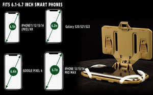 RECON GS2U Tactical MOLLE Chest Mounted Navigation Board Cellphone,Smart Phone carrier