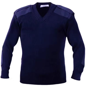 RECON GS2 Retro Vintage V Collar Army Jumpers