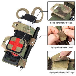 RECON GS2S Laser cut MOLLE Tourniquet / Emergency Shears Pouch