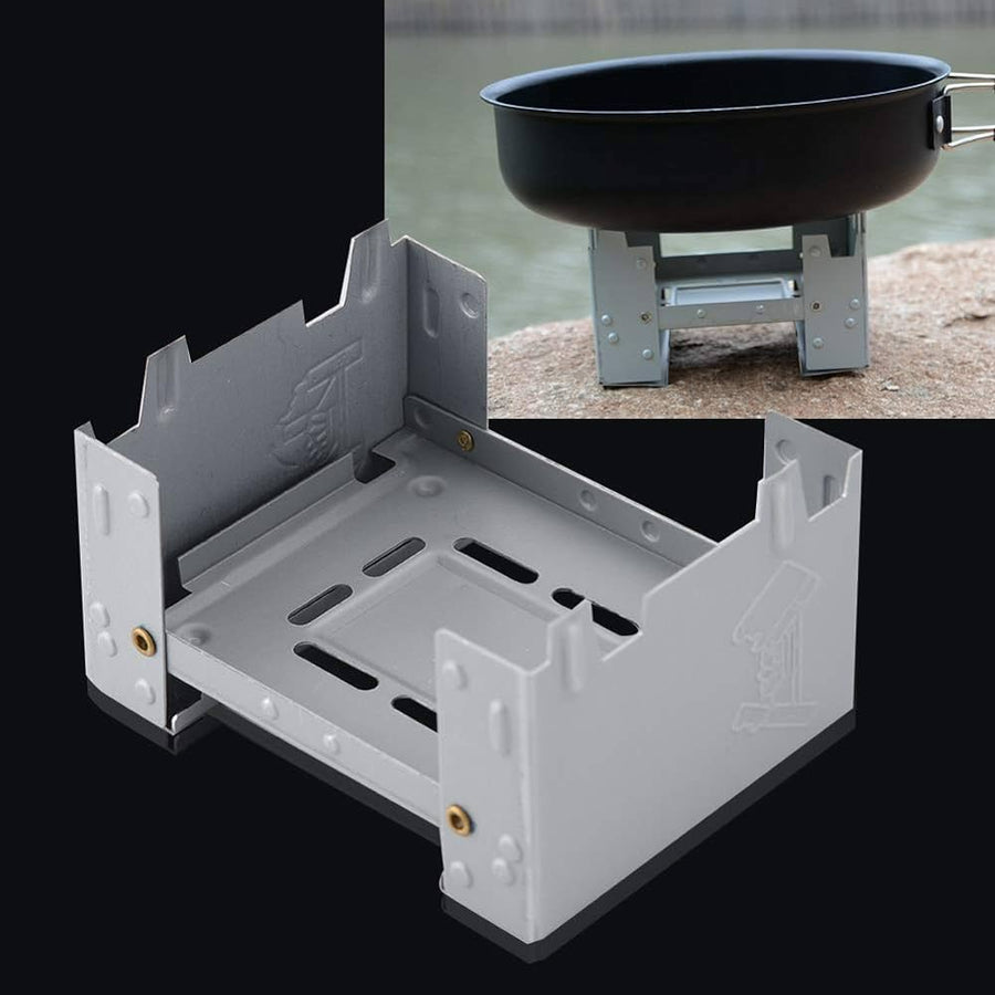 RECON GS2S Hexamine stove compact personal camp Stove with 4 army issue solid fuel tablets