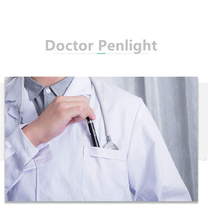 Nextorch Dr.K3S Medical LED Pen Light, Penlight with Pupil Gauge for Doctors and Nurses, Portable Diagnostic Pen Torch Light with Pocket Clip, AAA Battery Included