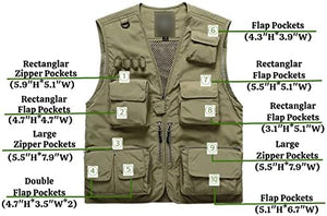 RECON GS2U Outdoor Mesh Quick dry unisex travelling/Fishing Vest