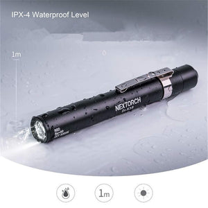 Nextorch Medical LED Pen Light, Penlight with Pupil Gauge for Doctors and Nurses, Portable Diagnostic Pen Torch Light with Pocket Clip, AAA Battery Included