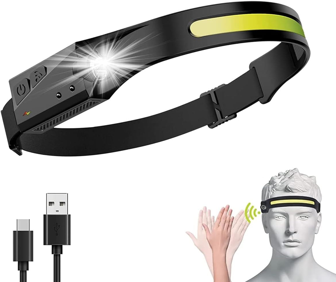 RECON GS2™ NightStrike Pro 350 USB Rechargeable COB Sensor Headlamp