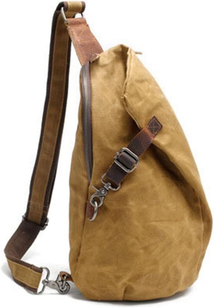 RECON GS2 Retro Waxed Canvas & Leather Cross Body 12L Backpack