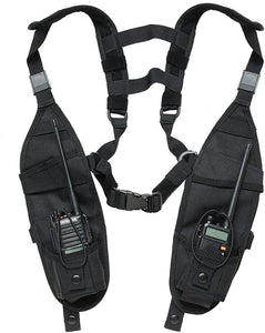 RECON GS2U Duel Genuine Universal Size Radio Shoulder Holster