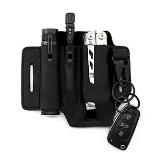 RECON GS2 EDC Leather Tool, Multi Function Utility Holster