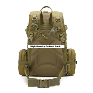 Recon 60L MOLLE Tactical R72 Hour 3 Day Modular Back Pack