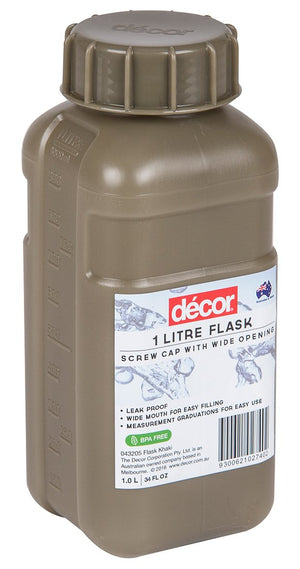 Decor 1Ltr Military Canteen Flask BPA Free