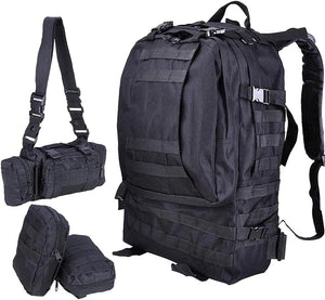 RECON GS2 MOLLE 600D Tactical 3-day Assault Pack with 3 x Detachable Pouches