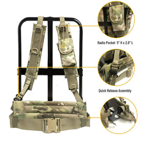 RECON GS2U GEN 11 65L Combat ALICE Pack complete with Frame