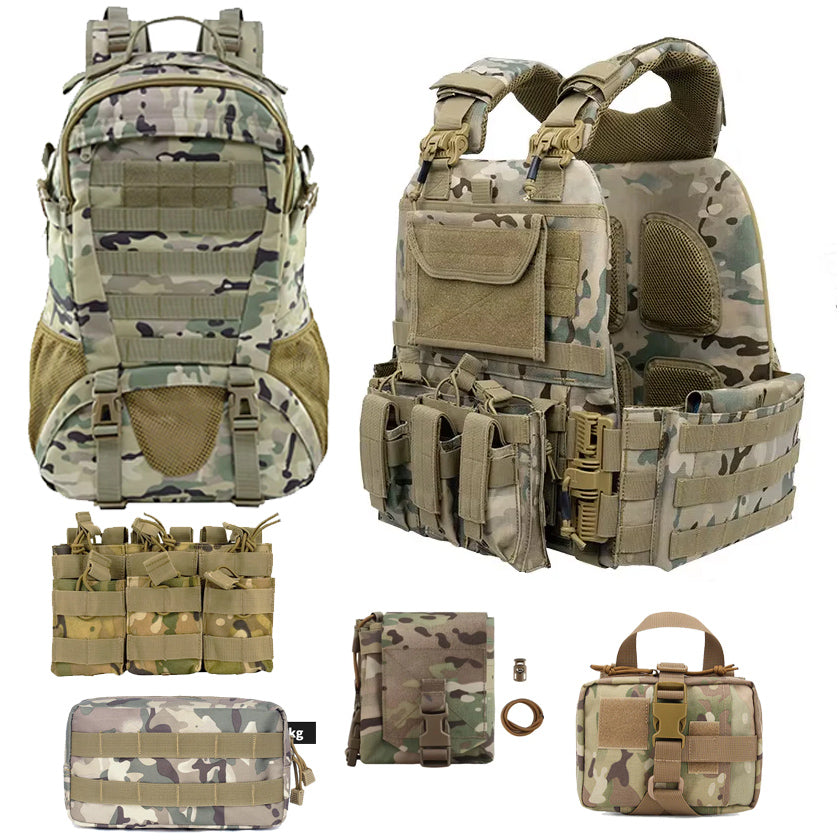 RECON GS2 6 Piece Tactical Assault Set Multi Cam
