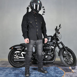 RECON GS2 Motorcycle Protective Shirt Jacket CE Certified