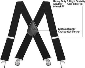RECON GS2 Heavy Duty Men's Suspenders (Braces)