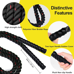 RECON GS2 Battle Power Cross Weighted Training Skipping Rope
