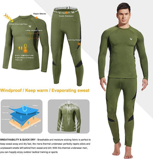 RECON GS2 Thermal Quick-Drying Moisture Wicking Spandex Underwear Set