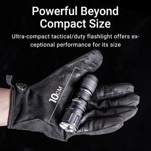 Nextorch T-Series Rechargeable Compact Duty Torch Tri-Mode, 1-Step Strobe Switch, 7 Modes, Rotating Metal Head Switch – NXTA20