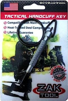 Genuine Zak Tool #11 Round Swivel Handcuff Key (Black)