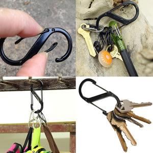 RECON GS2 S Carabiners Black Bundle of 12 assorted sizes for $32.95