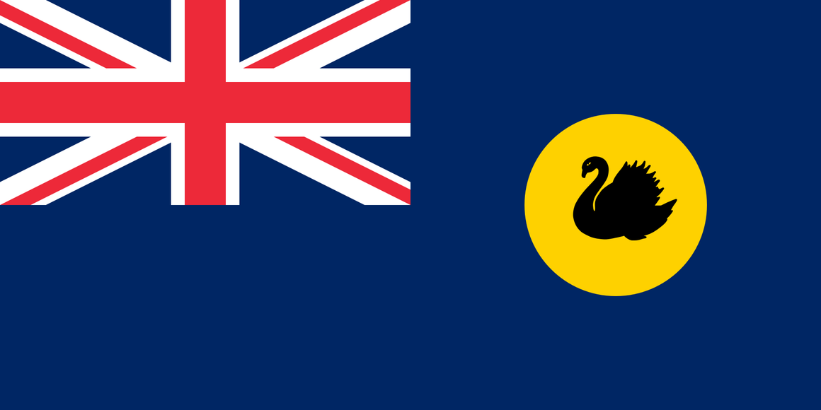 Flags 150 x 90 cm Jolly Roger, Western Australia  State Flag