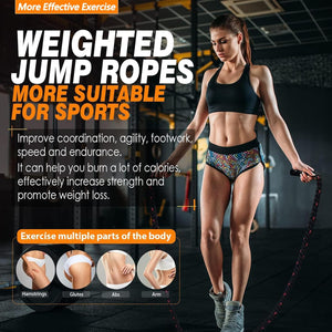 RECON GS2 Battle Power Cross Weighted Training Skipping Rope