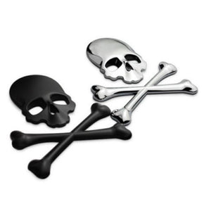 RECON GS2S 3D Skull Emblem Zinc Alloy Badge For Vehicles etc