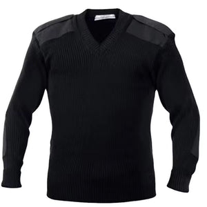RECON GS2 Retro Vintage V Collar Army Jumpers