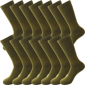 Recon GS2 7 Pairs Military Boot Socks One Size fits all  85% Cotton