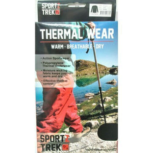 SPORTZ Trek Thermal Tops & Bottoms Black