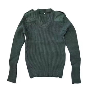 RECON GS2 Retro Vintage V Collar Army Jumpers