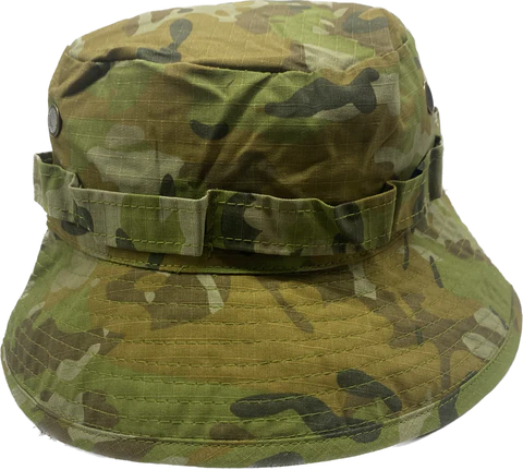 Australian AMCU Bush Hat / Giggle Hat + Chin Strap short Brim