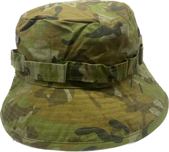 Australian AMCU Bush Hat / Giggle Hat + Chin Strap short Brim