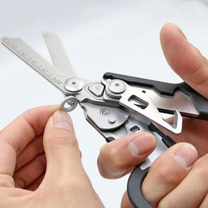 RECON GS2U Reaper x Emergency Response Shears 6 in 1 Multifunctional with Lock Holster
